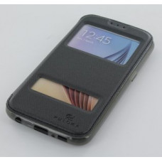 Puloka Flip Cases For Samsung Galaxy S6 Black